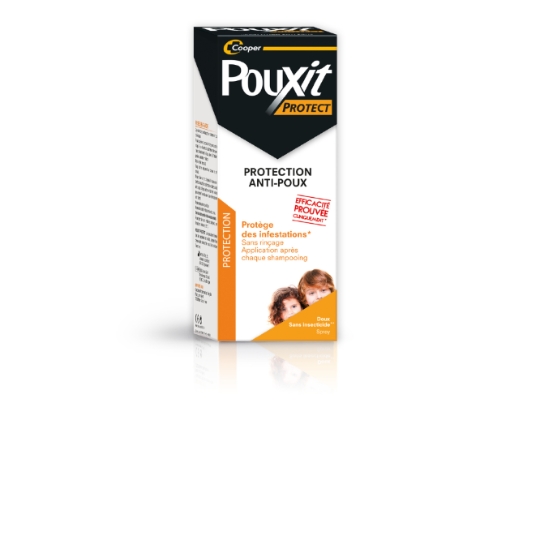 Spray Protection Anti-Poux Sans Rinçage Application Après chaque Shampooing POUXIT
