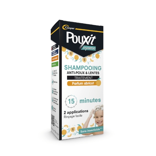Shampooing Anti-Poux et Lentes Parfum Abricot POUXIT