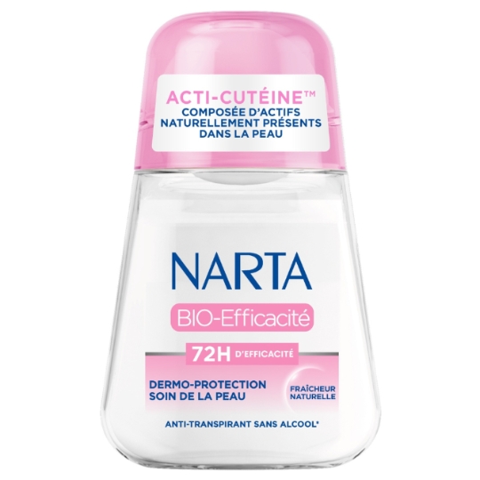 Déodorant Bille Bio-Efficacité 72H Dermo Protection Soin de la Peau Fraîcheur Naturelle NARTA