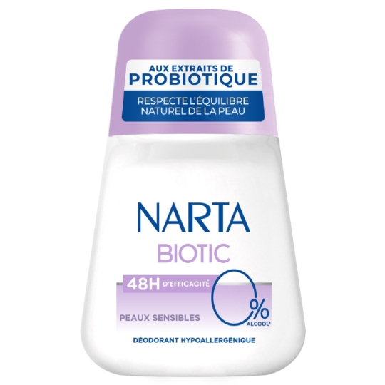 Déodorant Bille Biotic 48H Peaux Sensibles NARTA