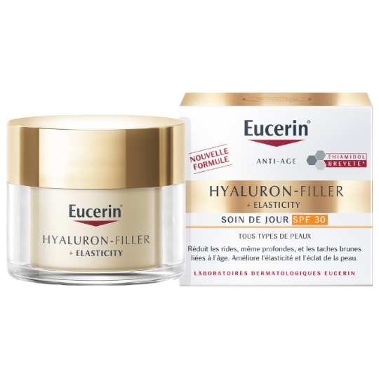 Crème de Jour Visage Femme Spf 30 Hyaluron-Filler + Elasticity EUCERIN
