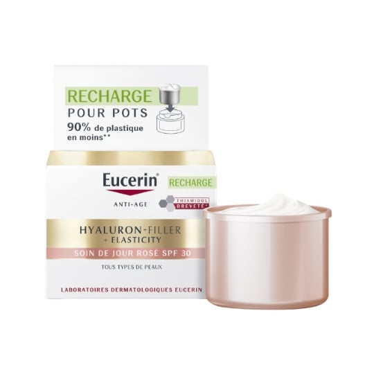 Soin Jour Rosé Visage Tous Types De Peaux Hyaluron-Filler Elasticity Spf 30 Anti-âge EUCERIN