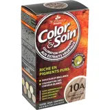 Coloration Permanente 10A Blond Clair Cendré Sans Ammoniaque Color et Soin 3 CHENES