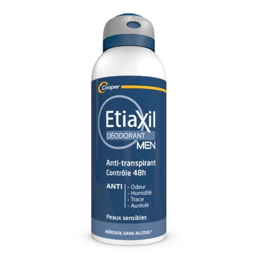 Déodorant homme anti-transpirant contrôle 48h ETIAXIL