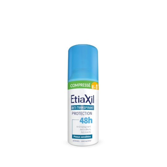 Déodorant Anti-Transpirant Protection 48h pour Peaux Sensibles ETIAXIL
