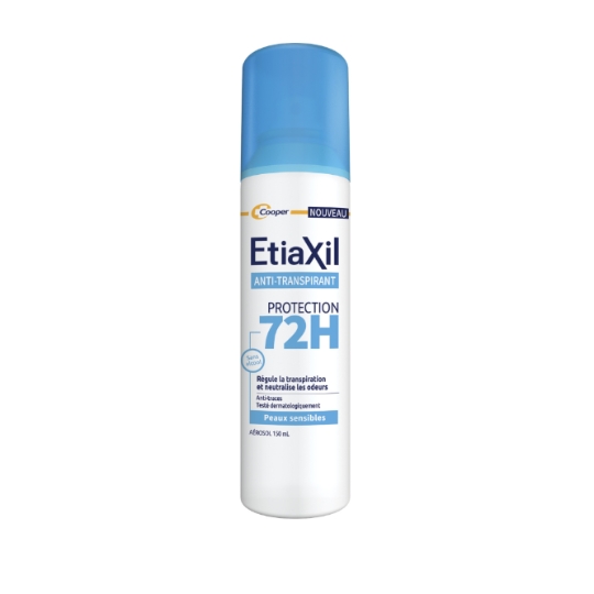 Déodorant Anti-Transpirant Protection 72H pour Peaux Sensibles ETIAXIL
