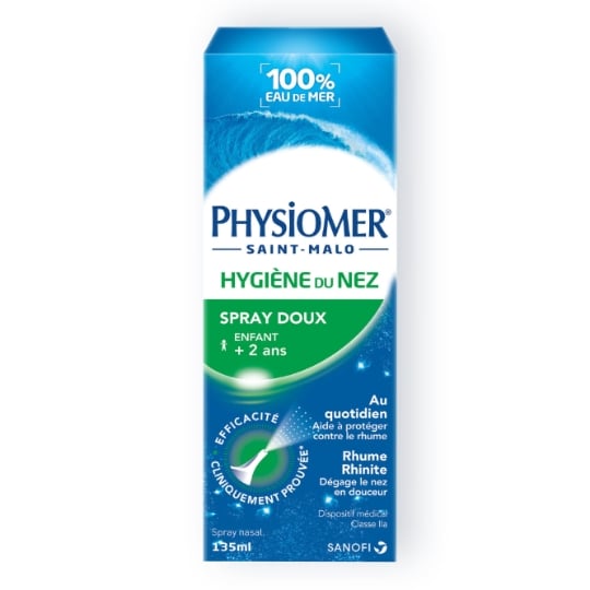 Spray Nourrisson et Enfants Eau de Mer 100% Naturelle PHYSIOMER