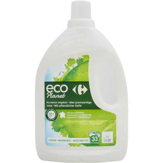 Lessive liquide Au Savon Végétal CARREFOUR ECO PLANET