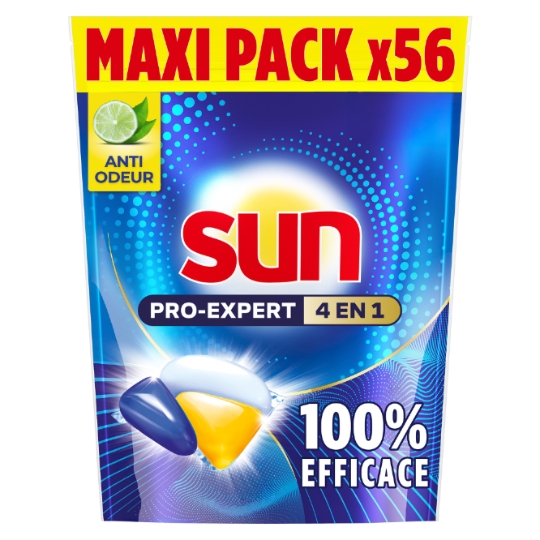Capsules Lave-Vaisselle 4en1 Citron Pro-Expert SUN