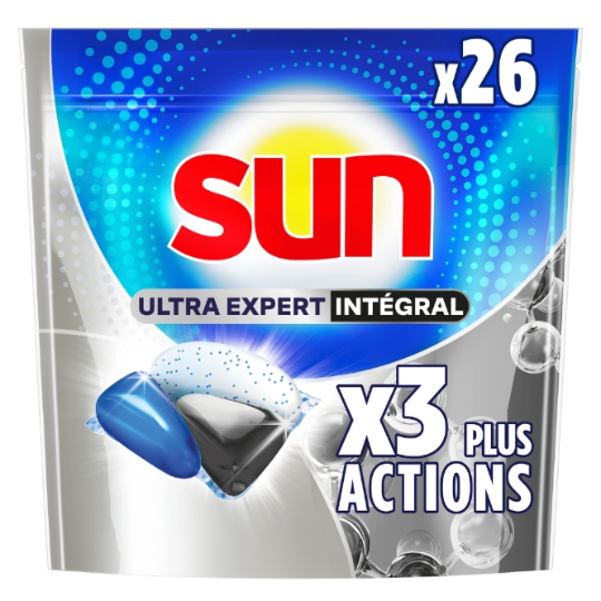 Capsules Lave-Vaisselle Tout en 1 Anti-Odeurs Savon Noir Ultra Expert Intégral SUN