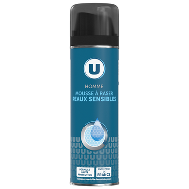 Mousse à raser homme peaux sensibles atomiseur 250ml