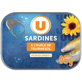 Sardines à l'huile de tournesol  boîte de 135g