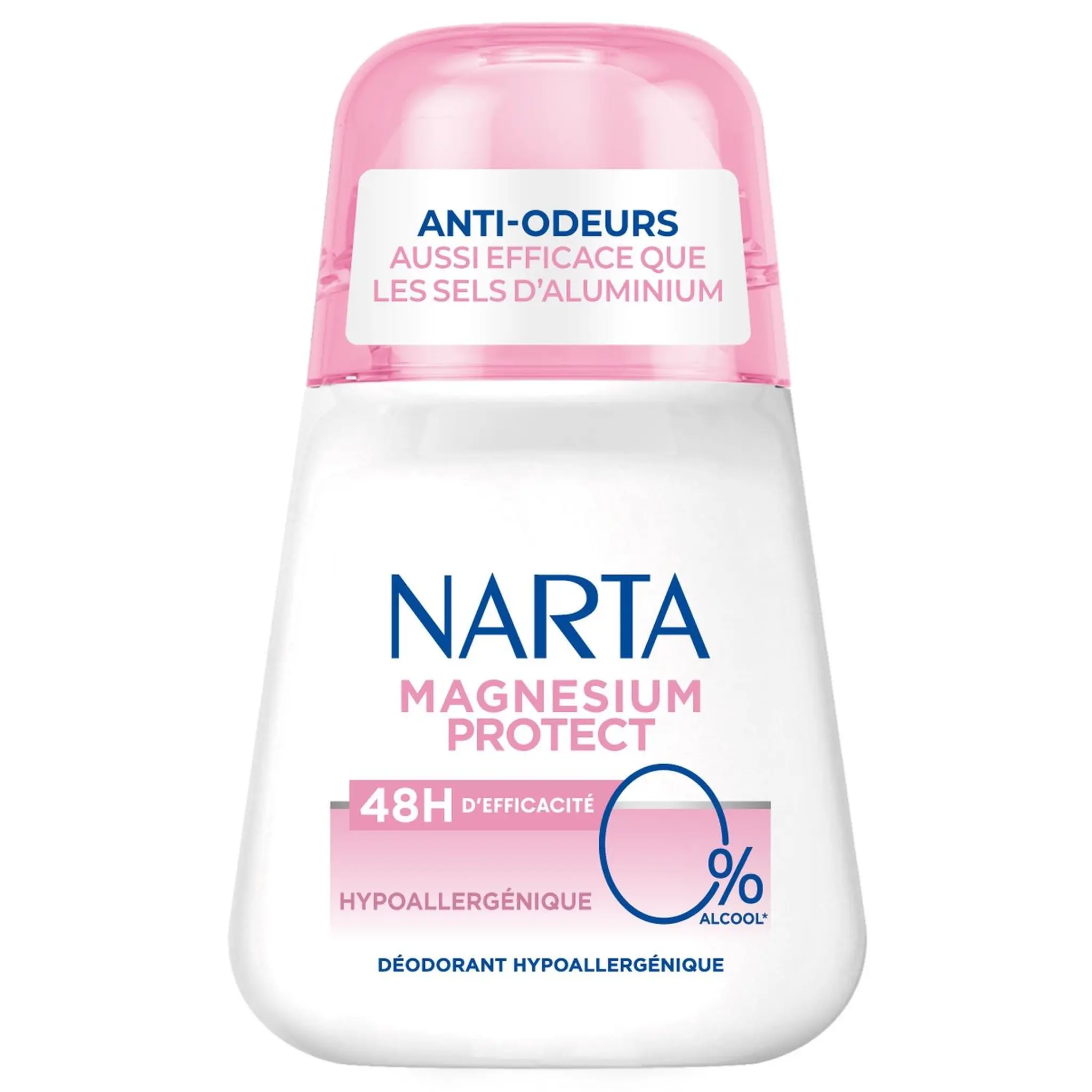 NARTA Déodorant bille magnésium protect 48H hypoallergénique