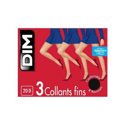 Dim Collants PALMA x3, Taille 2