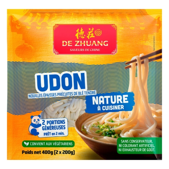 Nouilles Précuites Udon Nature De Zhuang DE ZHUANG
