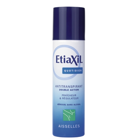 Déodorant Spray Quotidien Antitranspirant Aisselles Sans Alcool ETIAXIL