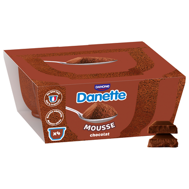Mousse chocolat DANETTE - 4x60g