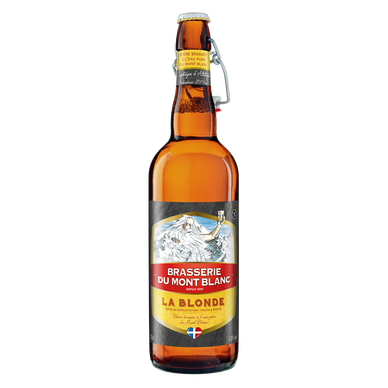 Bière la blonde MONT BLANC, 5,8°, 75cl