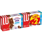 Biscuits nappés au chocolat au lait Petit Ecolier Pocket LU - Paquet de 2x250g