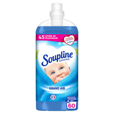 Assouplissant ultra SOUPLINE Grand Air 60 lavages 1,2l