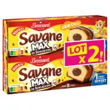 BROSSARD Gâteaux savane moelleux fourrés au chocolat