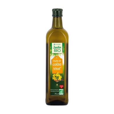 Jardin Bio Etic Huile de Colza Vierge Bio, 75cl