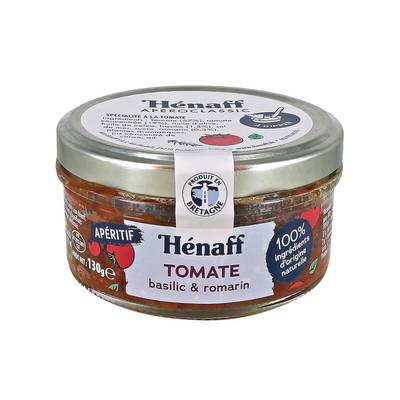 Henaff Tartinade apéritif tomate basilic et romarin en bocal, 130g