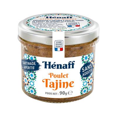 Henaff Tartinade Poulet Tajine en bocal, 90g