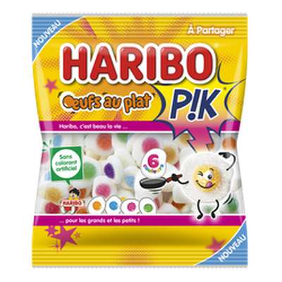 Oeufs au plat pik, Haribo (180 g)