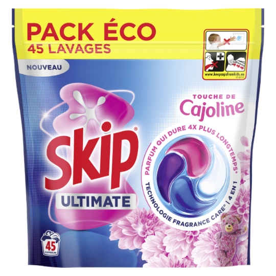 Lessive en Capsules Ultimate Touche de Cajoline SKIP