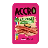 Saucisses 100% végétal frais ACCRO 200g