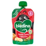BLEDINA Gourde dessert pommes bananes fraises kiwis dès 6 mois