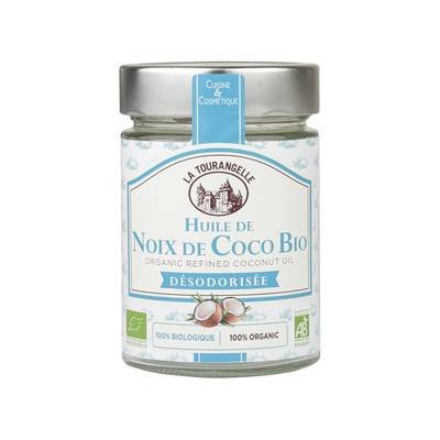 La Tourangelle Huile de Coco vierge Bio Désodorisée, 314ml