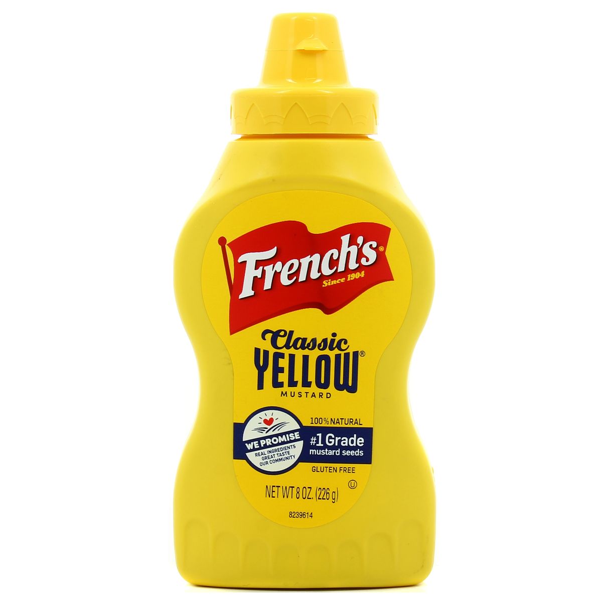 French's Moutarde Jaune en flacon souple squeeze, 226g