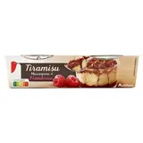 Auchan Tiramisu mascapone et framboise, 2x100g