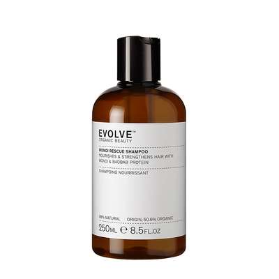 Shampoing cheveux secs Rescue au Monoi BIO, Evolve (250 ml)