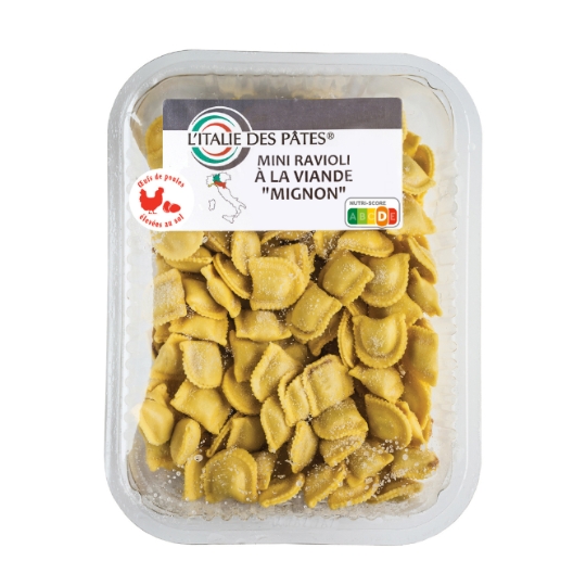 Pâtes Fraîches Mini Ravioli à la Viande Mignon L'ITALIE DES PATES