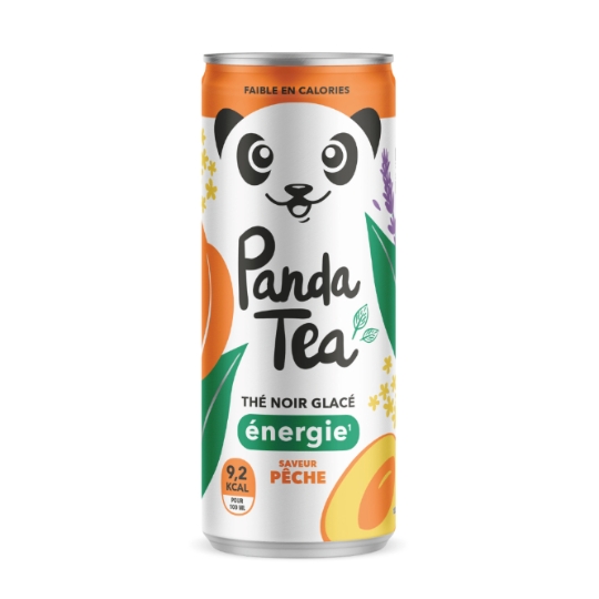 Thé Noir Glacé Énergie Saveur Pêche PANDA TEA