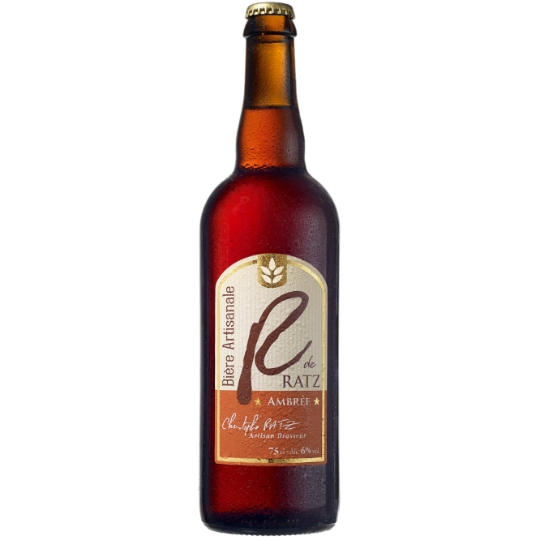 Bière Ambrée Artisanale 6% RATZ