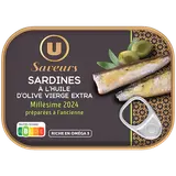 Sardines millésimées à l'huile d'olive vierge extra , 115g