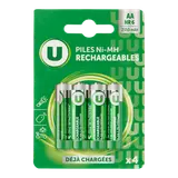 Pile rechargeable HR6 2350mAh x4