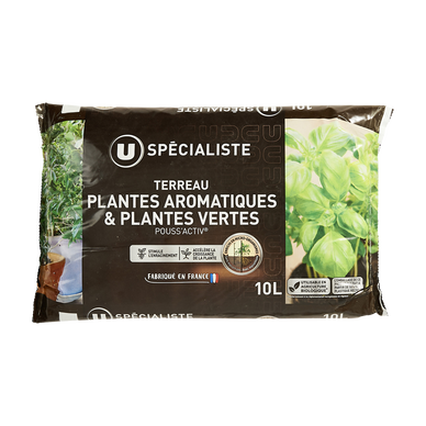 Terreau plantes vertes aromatiques 10L UAB