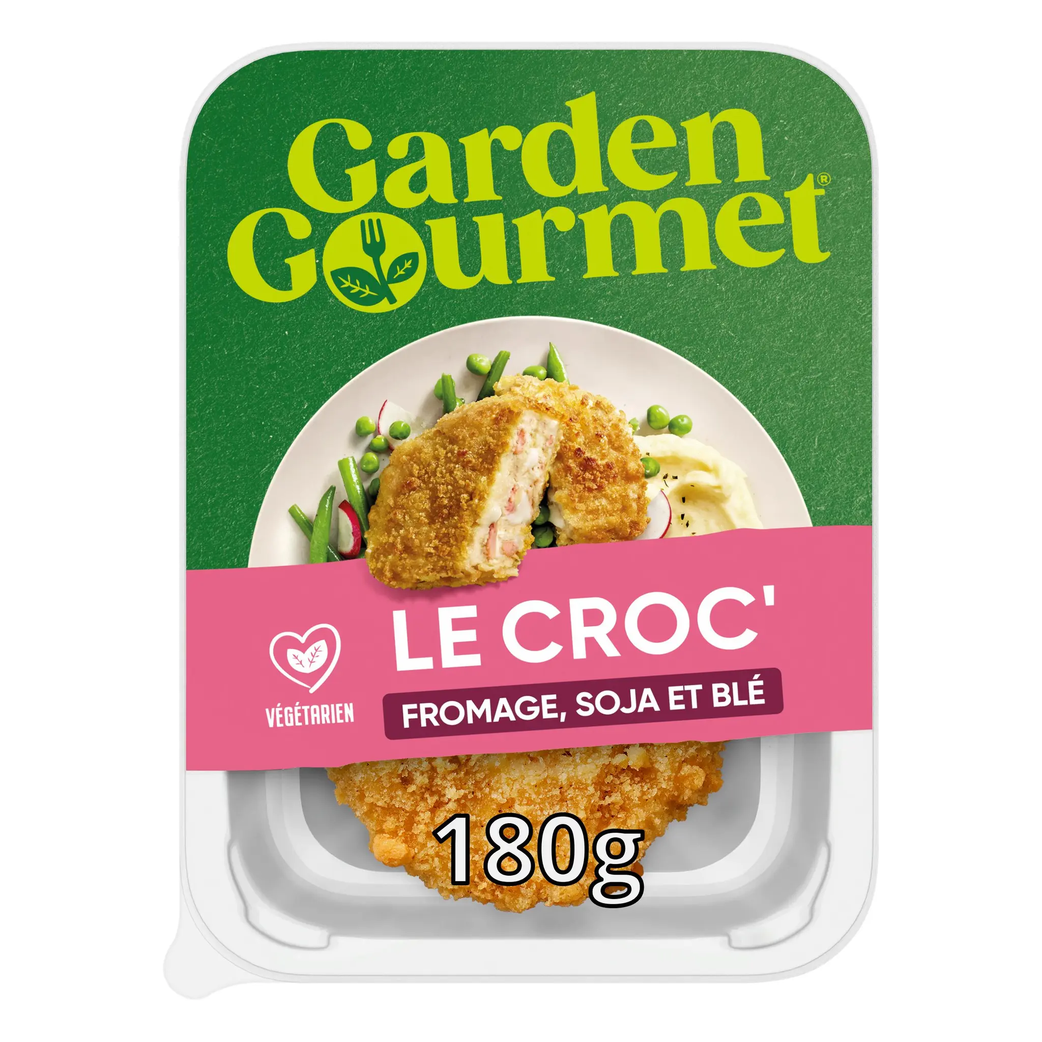 GARDEN GOURMET Le Croc fromage soja et blé spécialité végétarienne