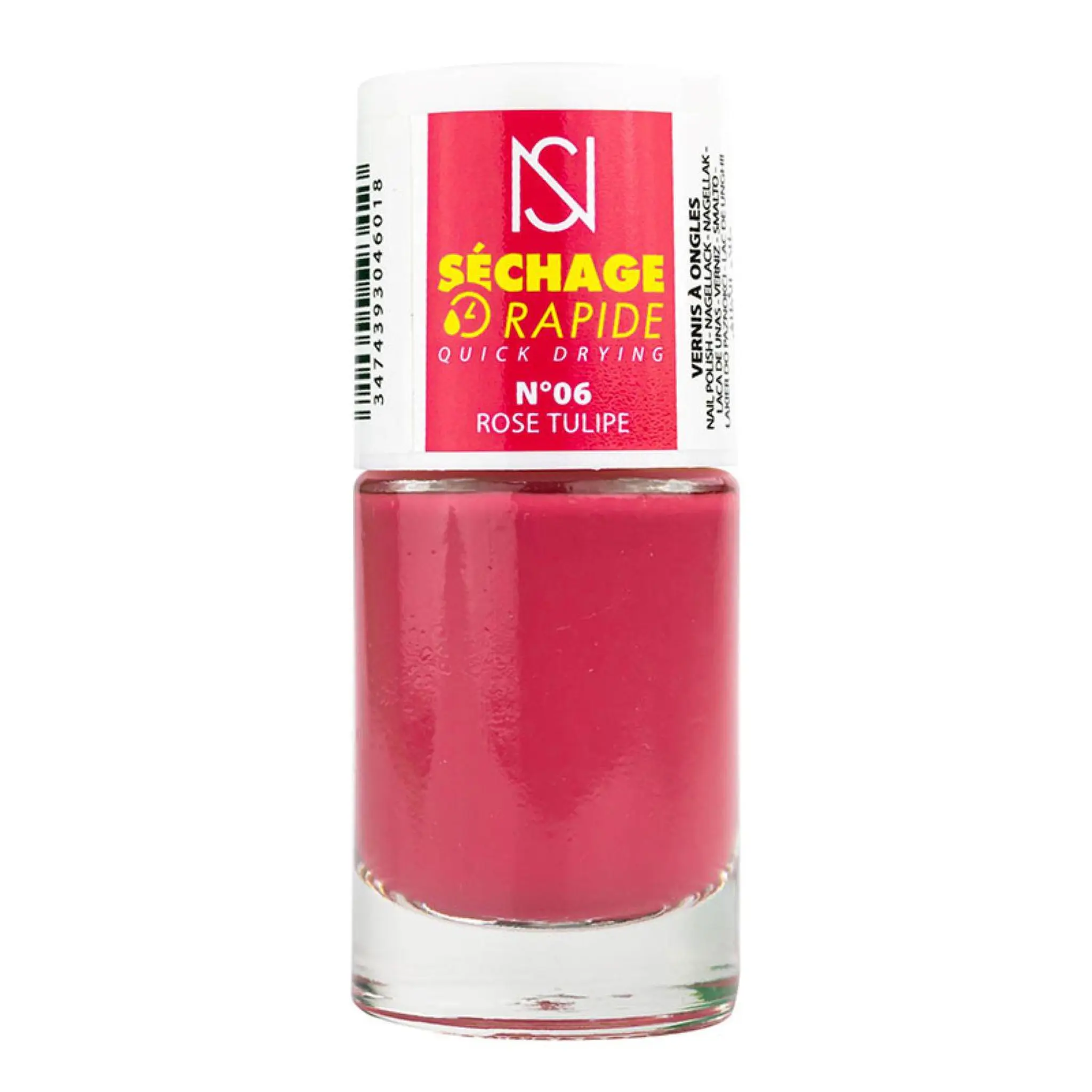 NS Vernis à ongles séchage rapide 06 rose tulipe