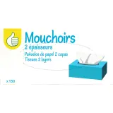POUCE Boite de mouchoirs 2 épaisseurs