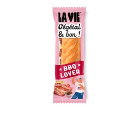 Sandwich baguette végétal barbecue lover, La Vie (220 g)
