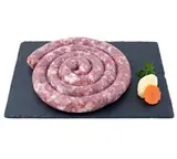 Saucisse fraiche artisanale coupée au couteau, Maison Conquet (650 - 700 g)