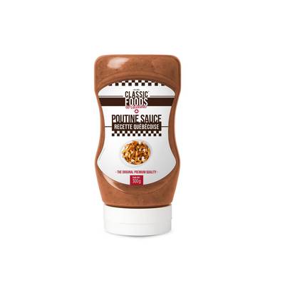 Classic Foods of America Sauce Poutine pour Frites en flacon souple Squeeze Top Down, 300g