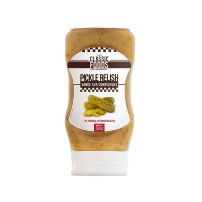 Classic Foods of America Sauce aux cornichons en flacon souple Squeeze Top Down, 300g