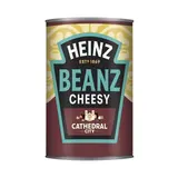 Heinz Haricots blancs cuisinés au cheddar extra mature - Beans Cheesy - cathedral city en conserve, 390g